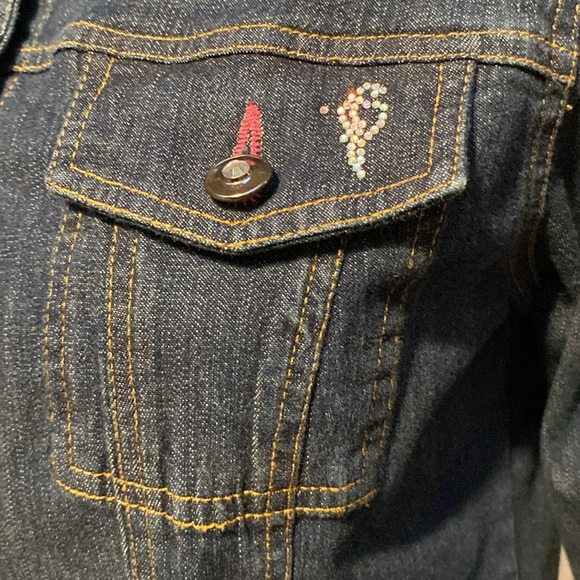 Ladies Blue Jean Jacket by Cappagallo. Size S - Picture 2 of 7